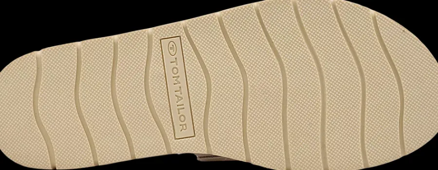 Outlet beżowe klapki damskie Damskie Klapki
