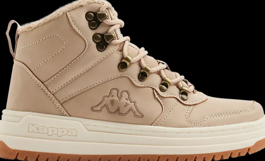 Outlet beżowe ocieplane sneakersy damskie Tobin Damskie Sportowe