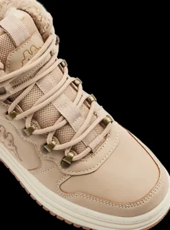 Outlet beżowe ocieplane sneakersy damskie Tobin Damskie Sportowe