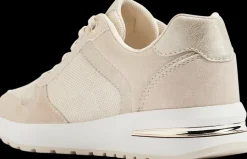 Hot beżowe połyskujące sneakersy damskie Damskie Sportowe