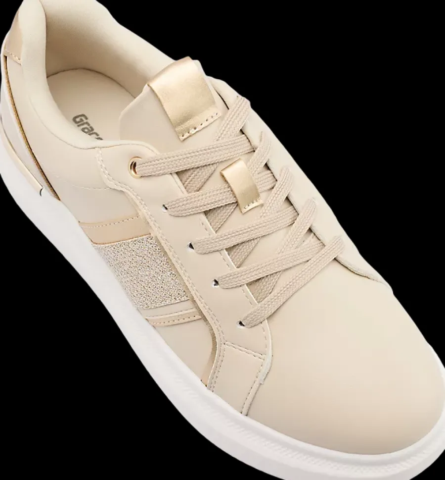 Discount beżowe sneakersy damskie Damskie Sportowe