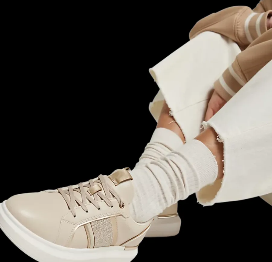 Discount beżowe sneakersy damskie Damskie Sportowe