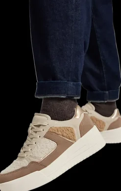 New beżowe sneakersy damskie Damskie Sportowe