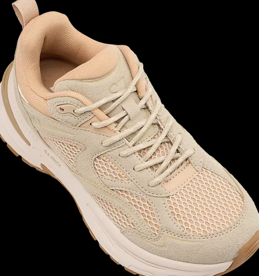 Sale beżowe sneakersy damskie Damskie Sportowe