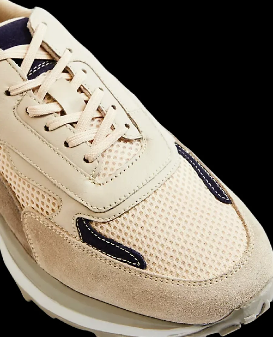 Clearance beżowe sneakersy męskie Męskie Sportowe|Casual