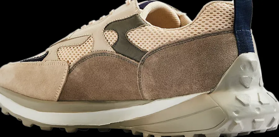 Clearance beżowe sneakersy męskie Męskie Sportowe|Casual