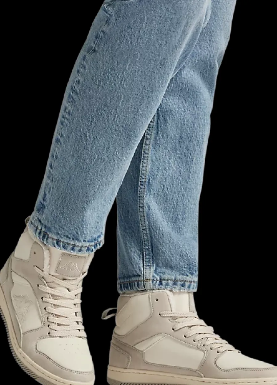 New beżowo-białe sneakersy damskie Lineup Fur Damskie Sportowe