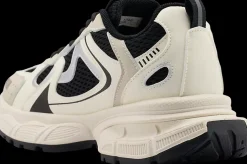 Online beżowo-czarne sneakersy damskie Damskie Sportowe
