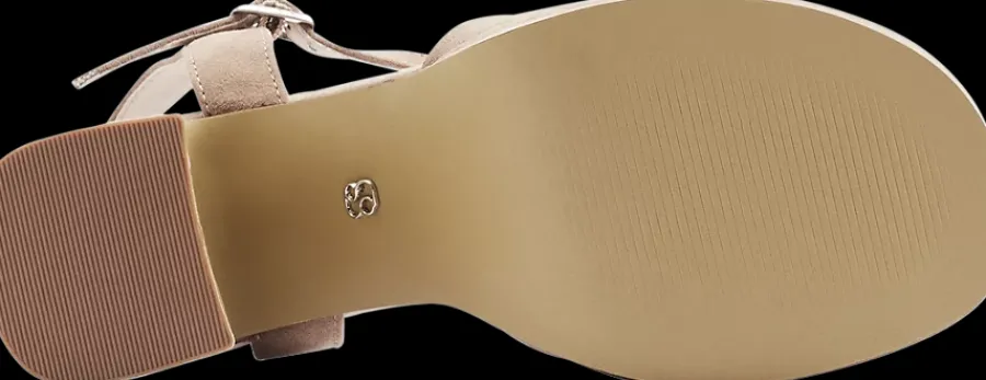 Hot beżowo-różowe sandały damskie na obcasie Damskie Sandały Na Obcasie