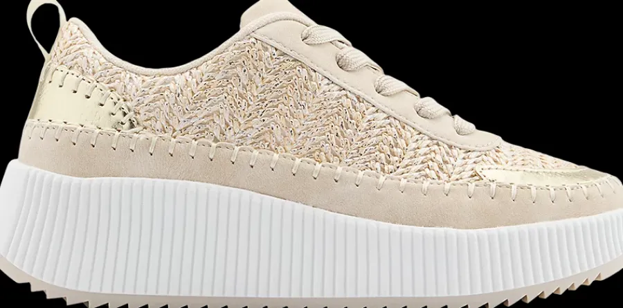 Hot beżowo-złote sneakersy damskie Damskie Sportowe