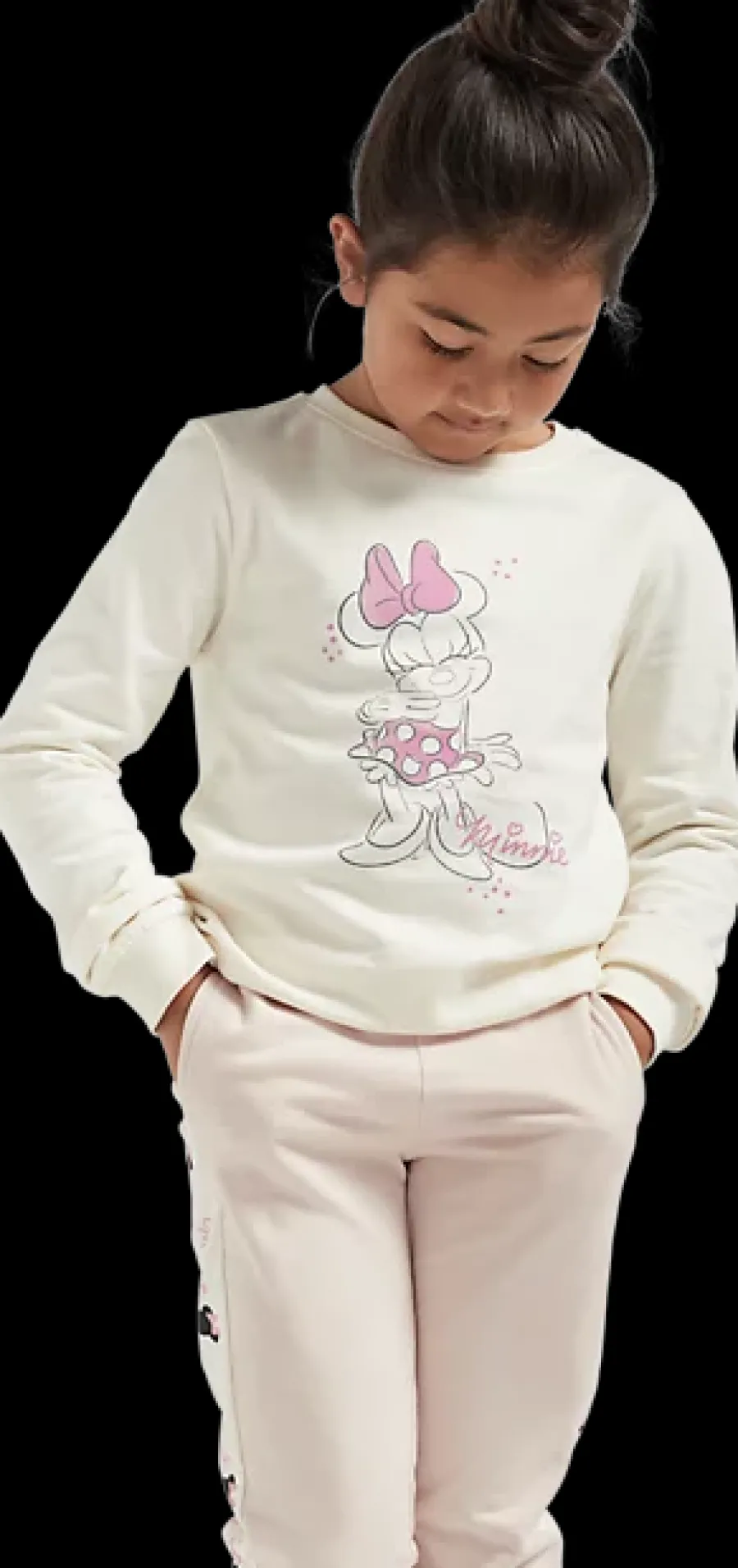 Sale biała bluza dziewczęca z Minnie Dzieci Odzież