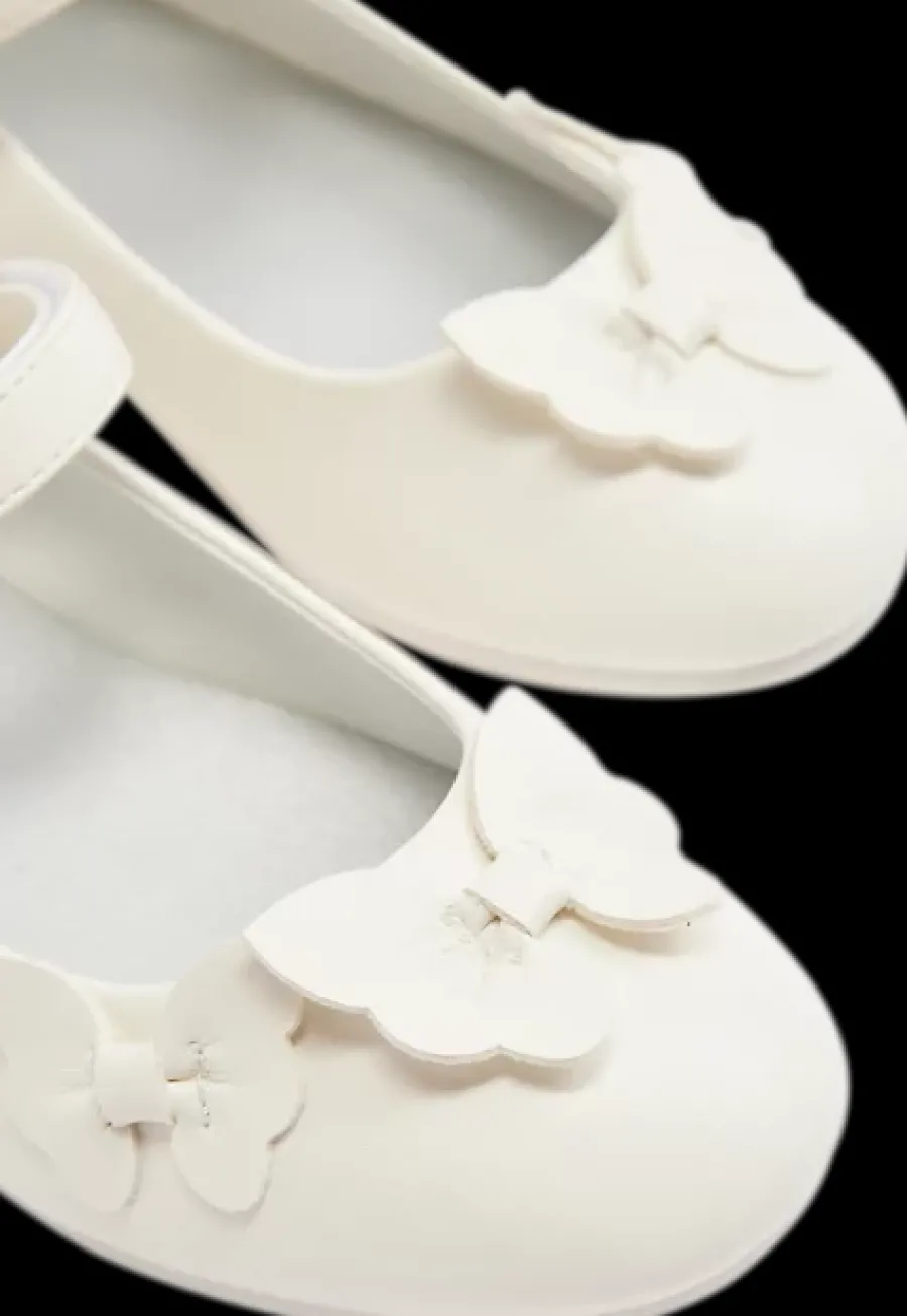Sale białe komunijne buty dziewczęce Dzieci Półbuty
