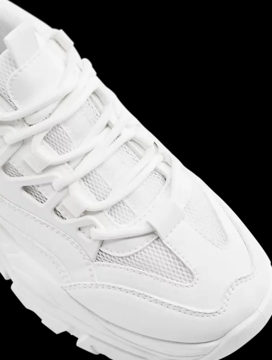 białe masywne sneakersy damskie Damskie Sportowe