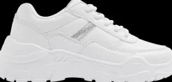 New białe masywne sneakersy dziewczęce Dzieci Sportowe|Do Szkoły