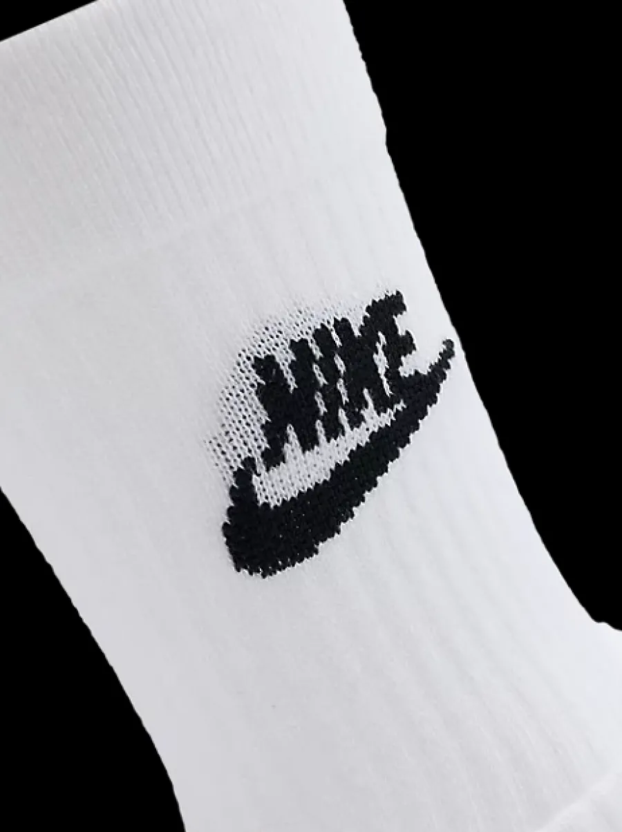 Discount białe skarpetki męskie NSW EVERYDAY ESSENTIAL CR Męskie Skarpety|Skarpety