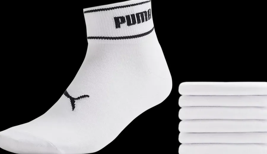 Discount białe skarpetki Unisex Quarter 6 pak Damskie Skarpetki|Skarpety