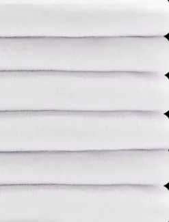 Discount białe skarpetki Unisex Quarter 6 pak Damskie Skarpetki|Skarpety