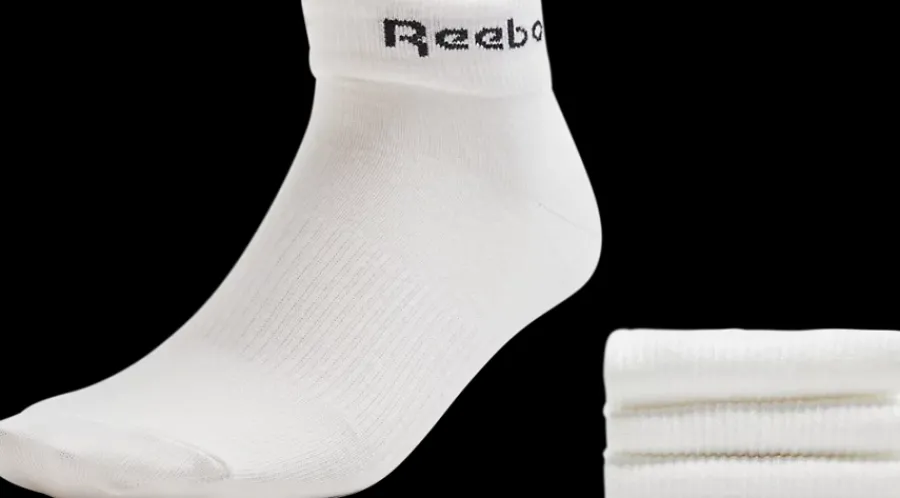Outlet białe skarpetki ANKLE SOCK 3P Damskie Skarpetki|Skarpety