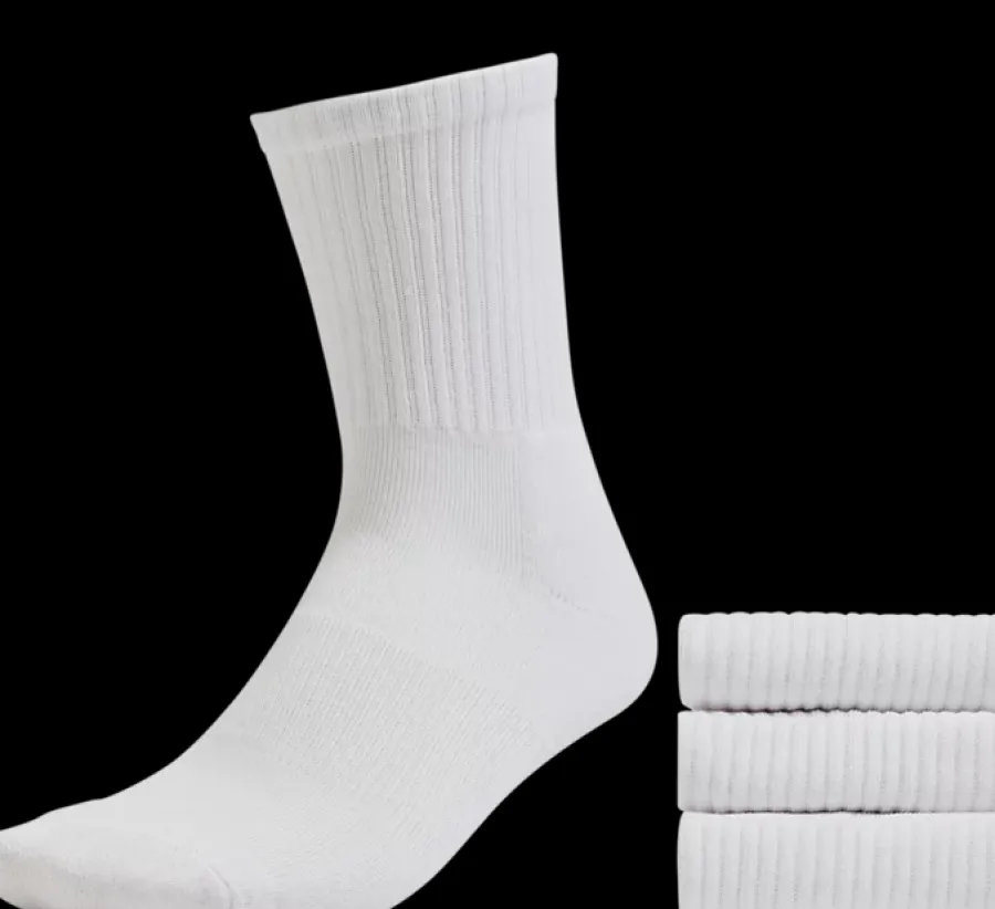Outlet białe skarpetki unisex Damskie Skarpetki|Skarpety