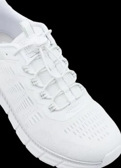 Best białe sneakersy damskie ze srebrnymi elementami Damskie Sportowe