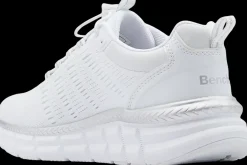 Best białe sneakersy damskie ze srebrnymi elementami Damskie Sportowe
