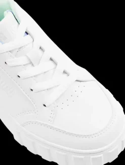 Discount białe sneakersy damskie z kolorowymi elementami Damskie Sportowe