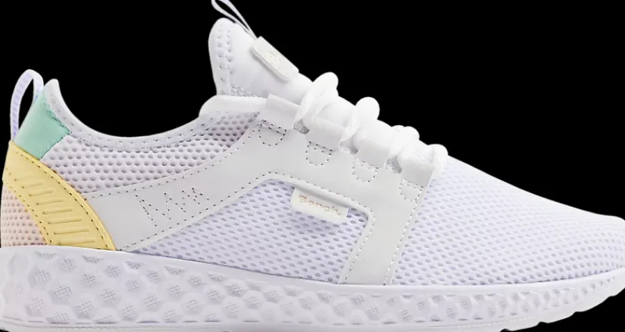Hot białe sneakersy damskie z kolorowymi elementami Damskie Sportowe