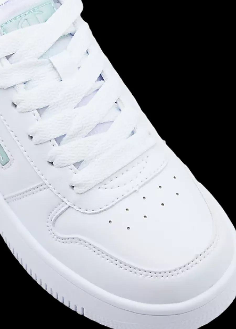 Hot białe sneakersy damskie REBOUND PLATFORM METAL Damskie Sportowe|Markowe