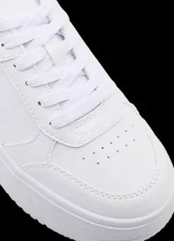 Sale białe sneakersy damskie na platformie Damskie Sportowe