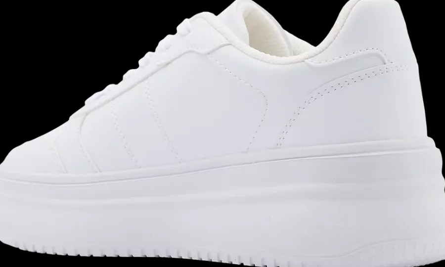 Sale białe sneakersy damskie na platformie Damskie Sportowe