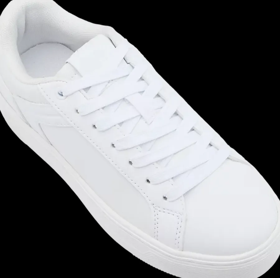 Outlet białe sneakersy damskie na grubej podeszwie Damskie Sportowe