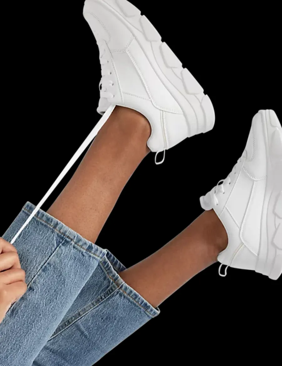 Sale białe sneakersy damskie Damskie Sportowe|Casual