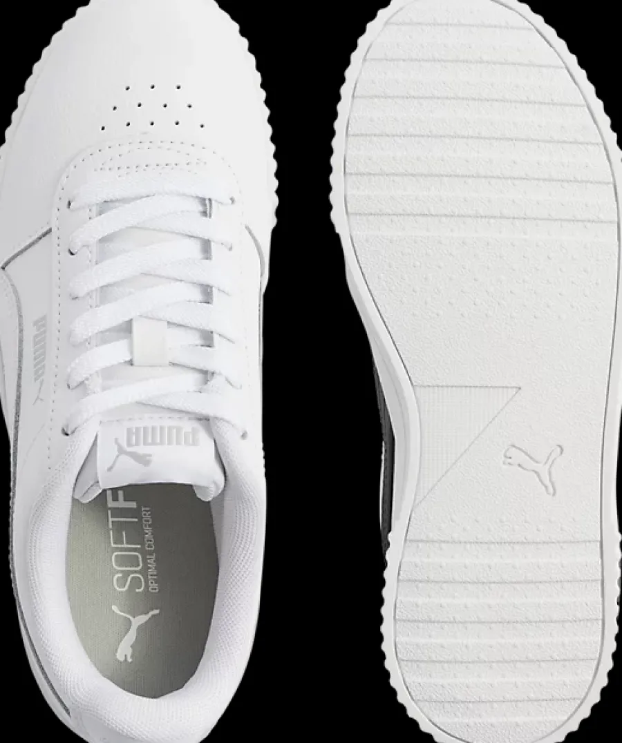 Outlet białe sneakersy damskie Carina Damskie Sportowe|Markowe