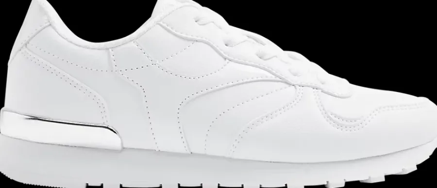 białe sneakersy damskie w stylu retro Damskie Sportowe|Casual