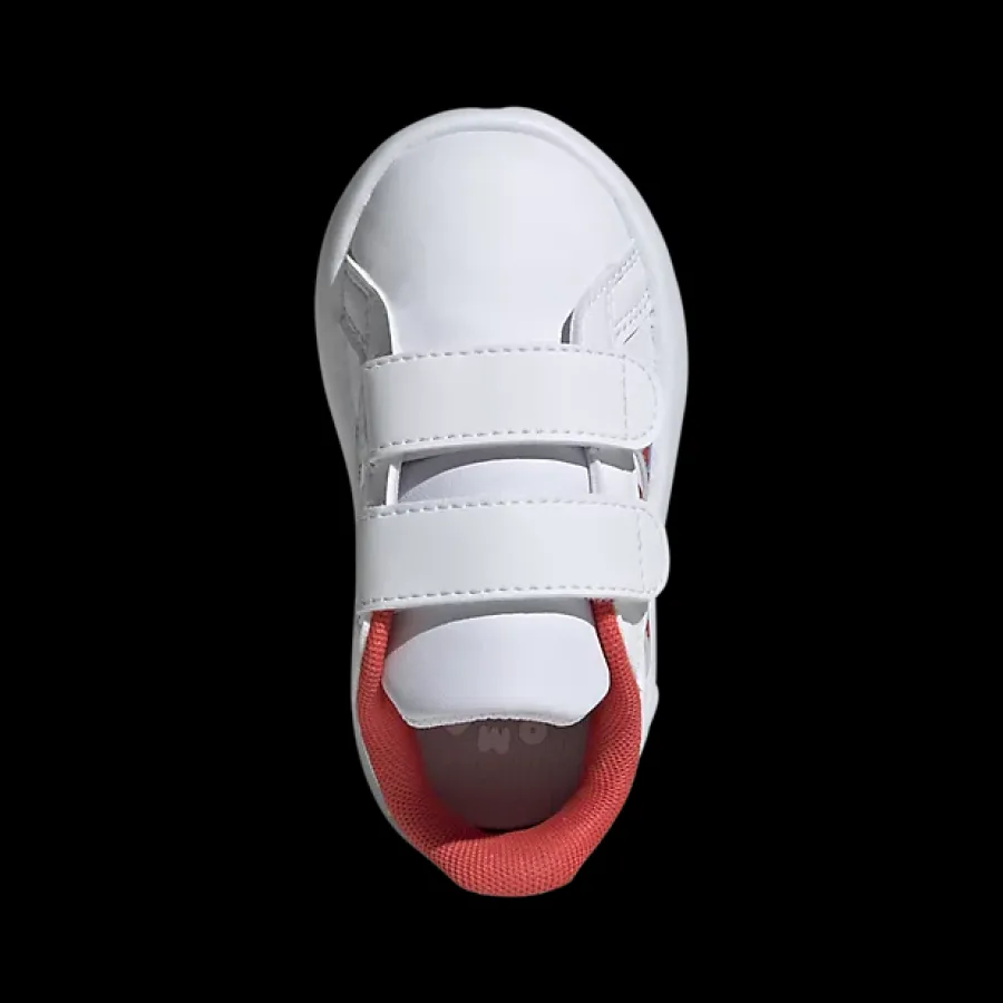 Clearance białe sneakersy dziecięce Grand Court 2.0 z kolorowymi elementami Dzieci Sportowe|Dla Maluszków