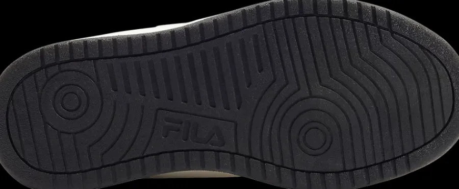 Sale białe sneakersy dziecięce z czarnymi akcentami Dzieci Sportowe|Do Szkoły