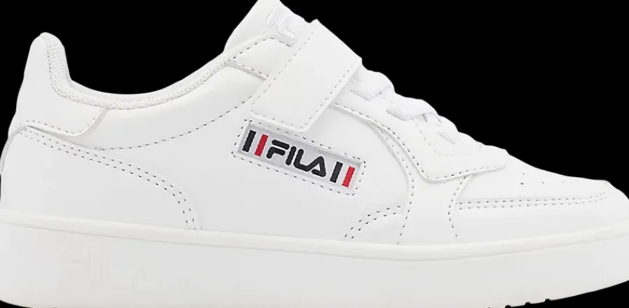 Online białe sneakersy dziecięce z wkładką softfoam Dzieci Sportowe