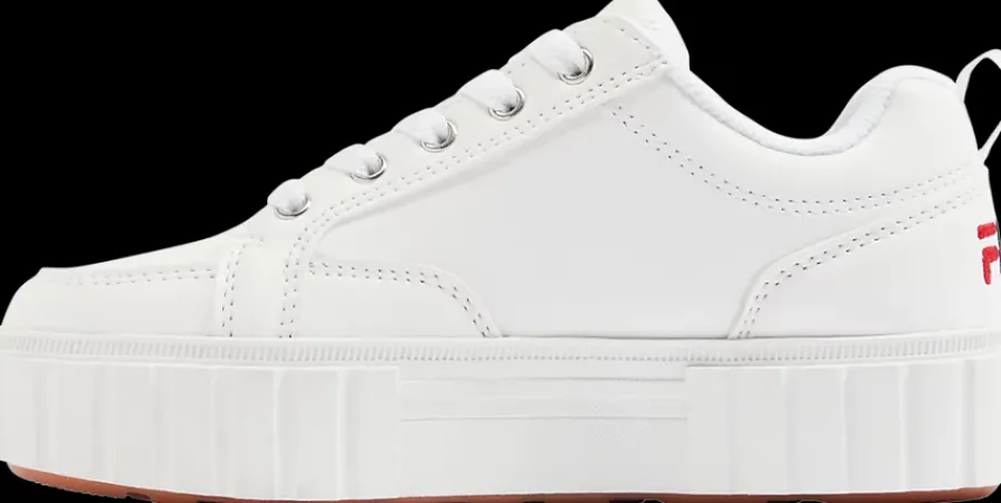 Clearance białe sneakersy dziewczęce na grubej podeszwie Dzieci Sportowe