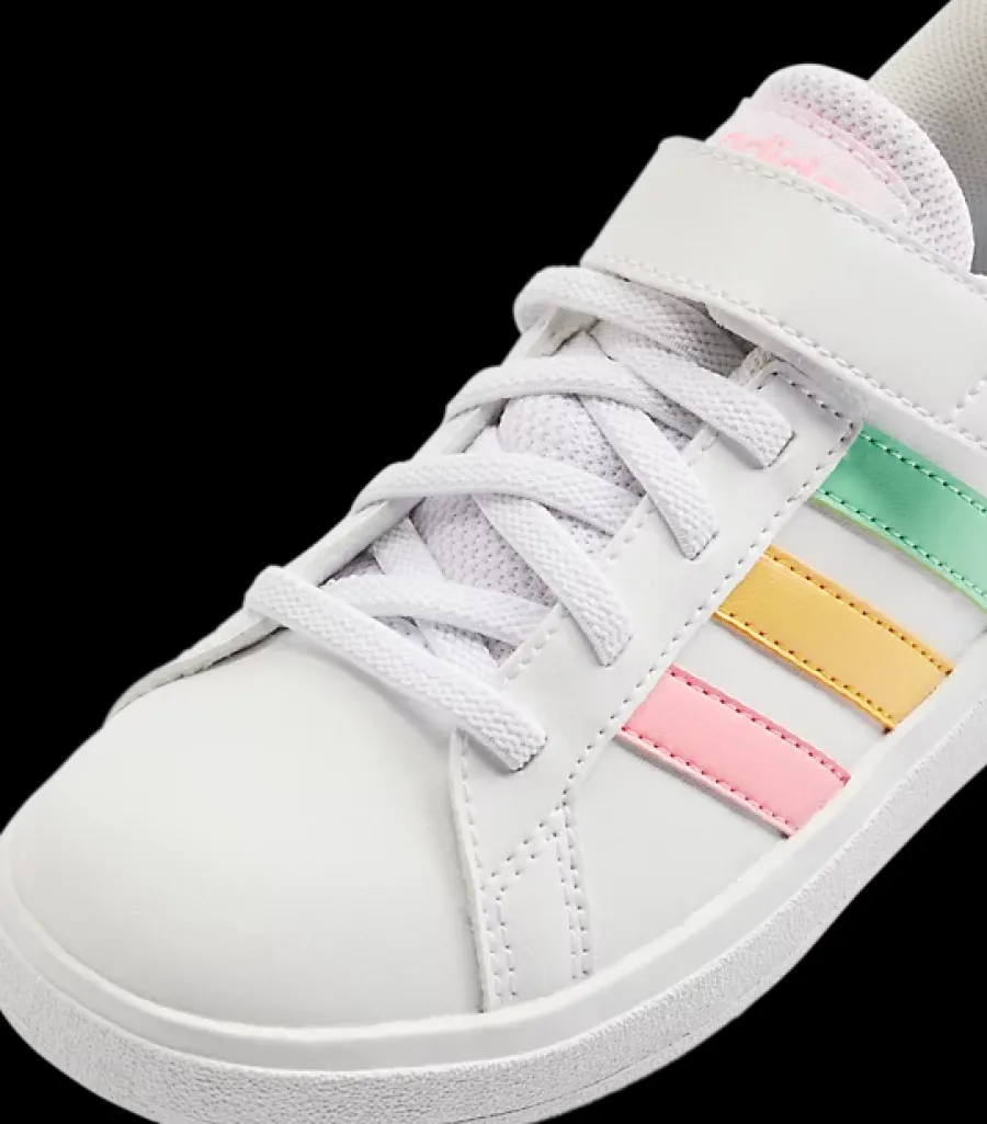 Outlet białe sneakersy dziewczęce Grand Court 2.0 Dzieci Sportowe