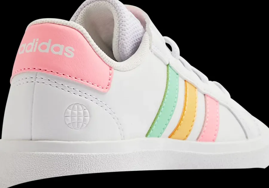 Outlet białe sneakersy dziewczęce Grand Court 2.0 Dzieci Sportowe