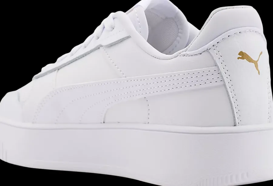 Online białe sneakersy dziewczęce Carina Street Jr Dzieci Sportowe