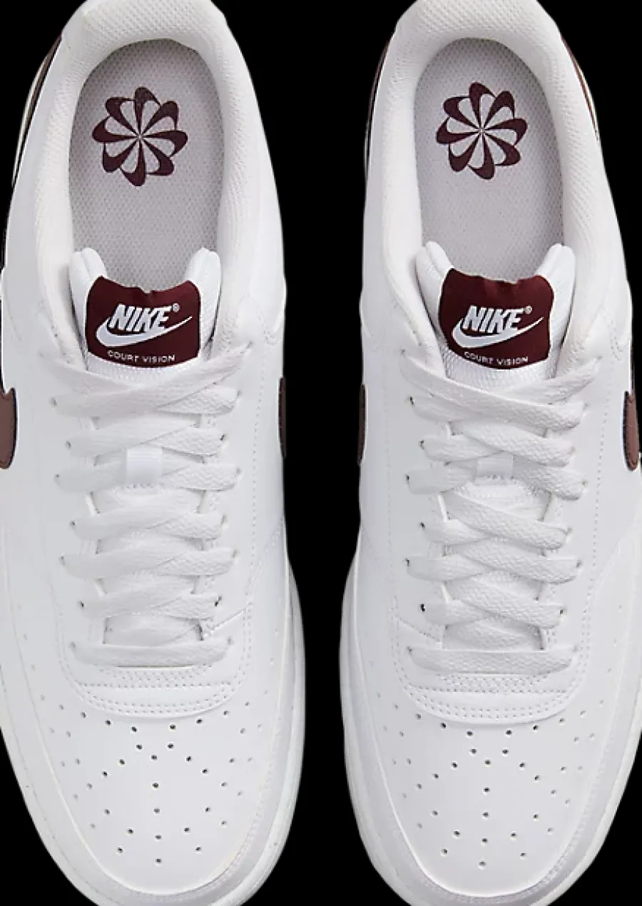 Clearance Białe sneakersy męskie COURT VISION Męskie Sportowe|Markowe