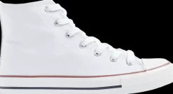 Sale białe tenisówki damskie z wysoką cholewką Damskie Sportowe|Trampki