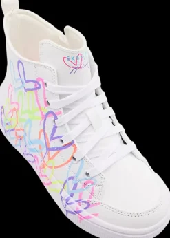 Best białe trampki dziewczęce Hyperlift Dzieci Sportowe|Trampki Wysokie