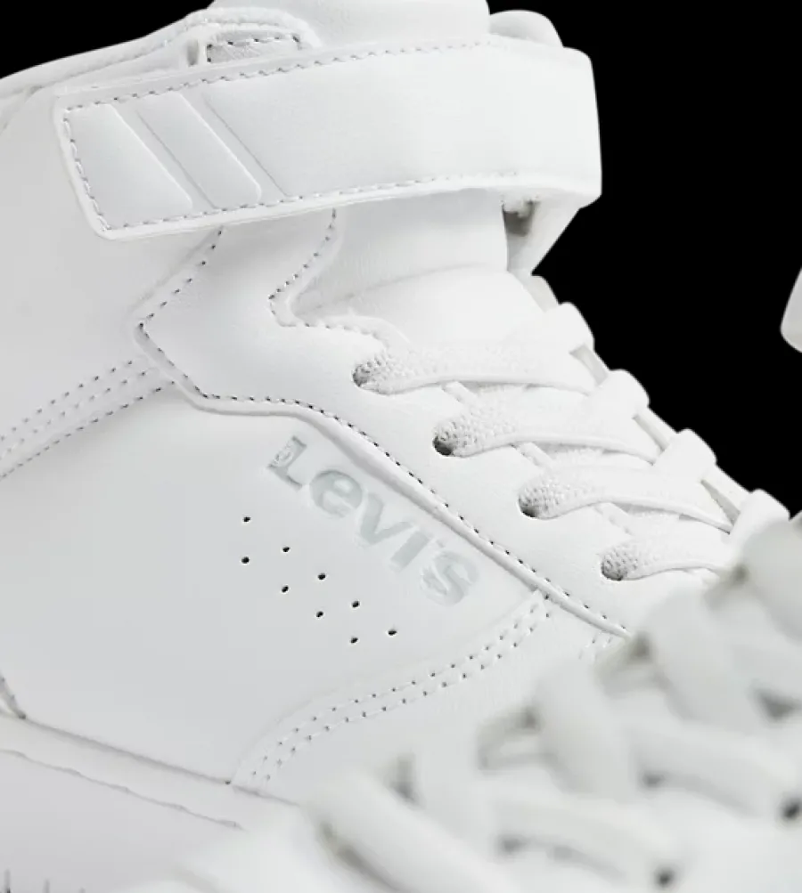 Sale białe wysokie sneakersy dziecięce Levi's Dzieci Sportowe