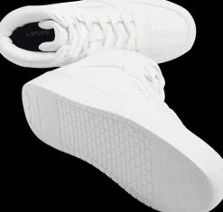 Outlet białe wysokie trampki dziecięce Levi's Dzieci Kozaki|Sportowe