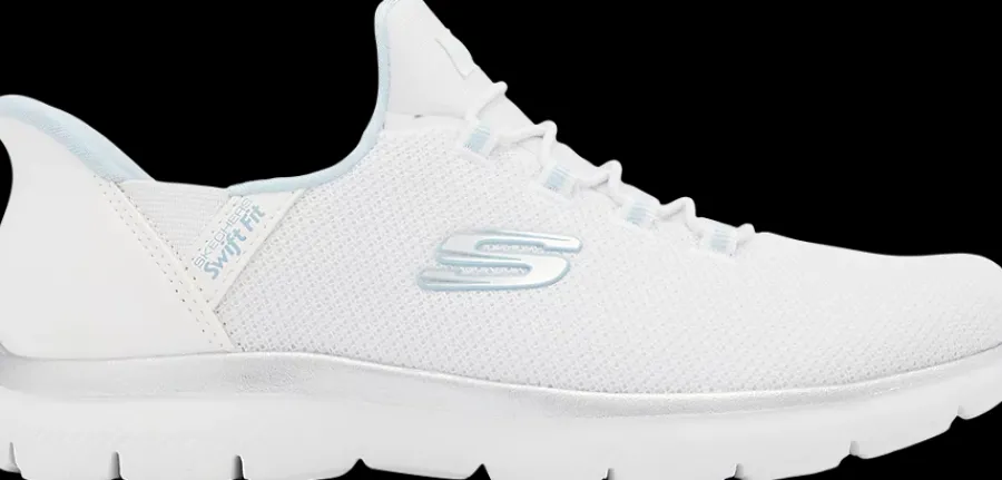 Hot biale sneakersy damskie z wkładką memory foam Damskie Sportowe|Markowe