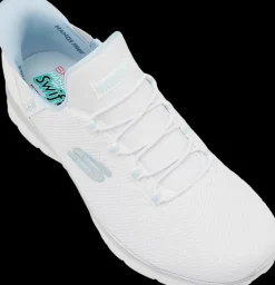 Hot biale sneakersy damskie z wkładką memory foam Damskie Sportowe|Markowe