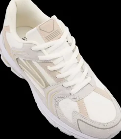 Hot biało-beżowe sneakersy damskie Damskie Sportowe
