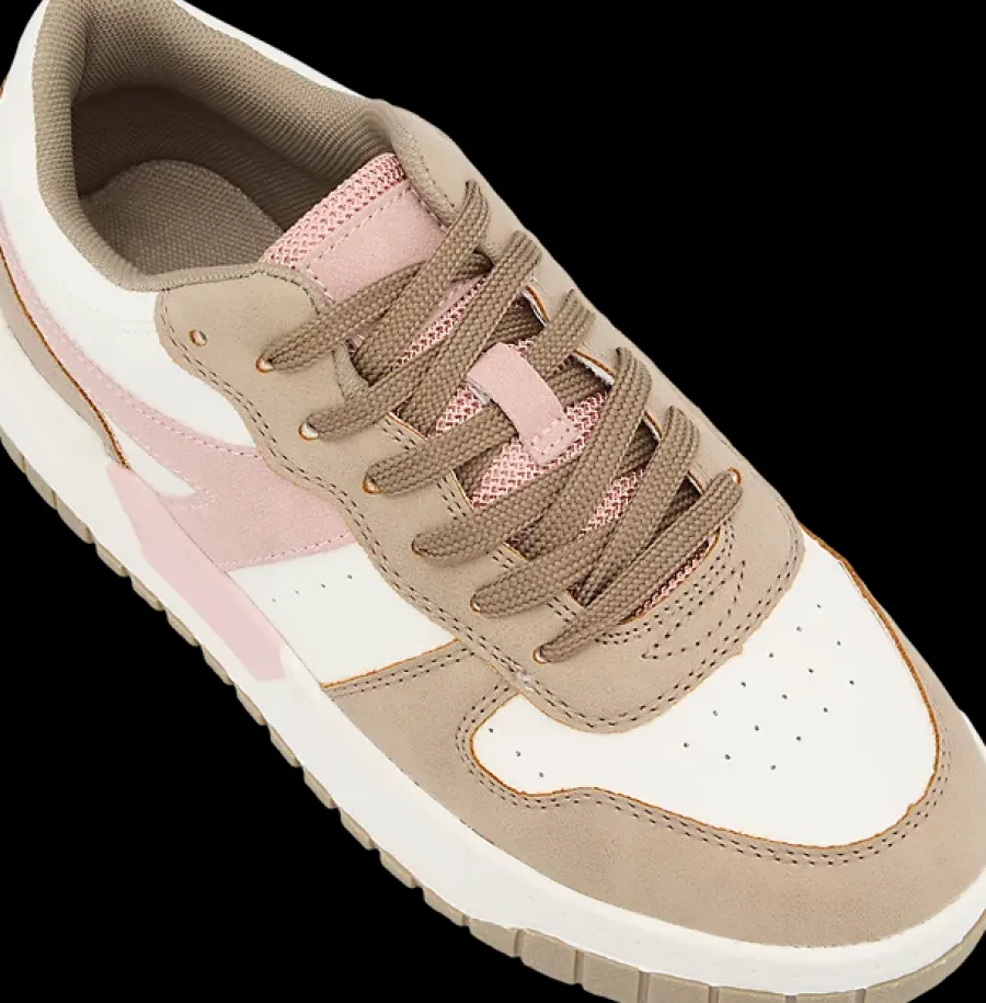 Online biało-beżowe sneakersy damskie Damskie Sportowe|Casual